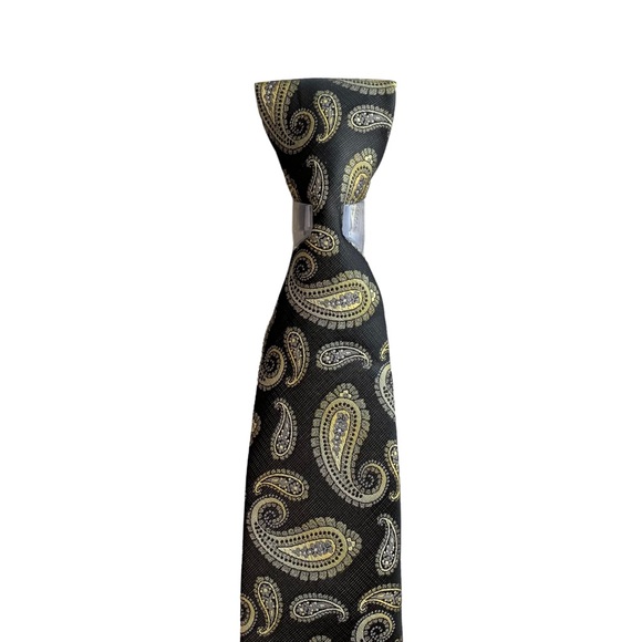 Pierre Cardin Paisley Slim Fit Tie - Picture 2 of 8